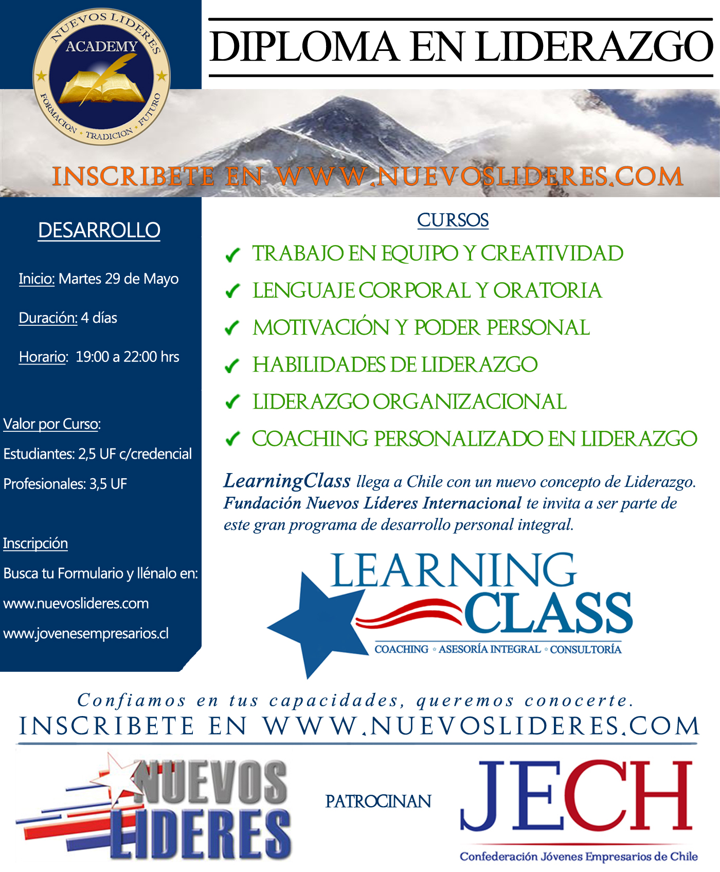 Propaganda Diploma Liderazgo